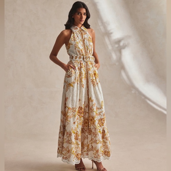 Hemant & Nandita TORA LONG DRESS - Picture 4 of 17